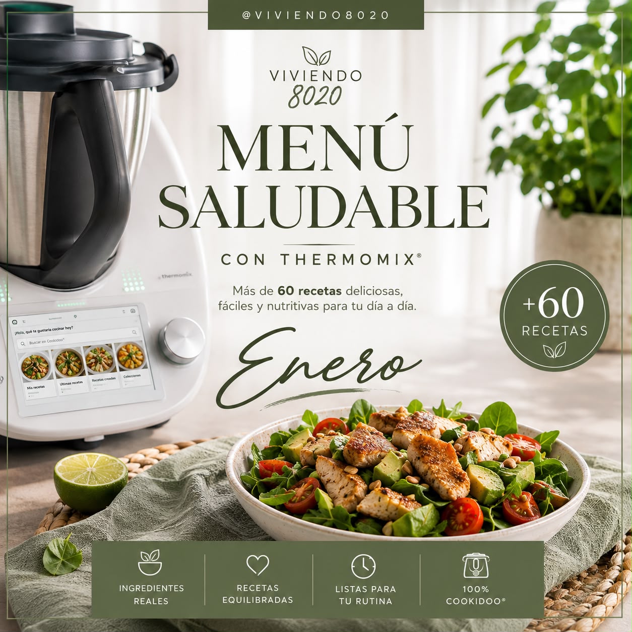 MENU ENERO SALUDABLE THERMOMIX - Imagen 2