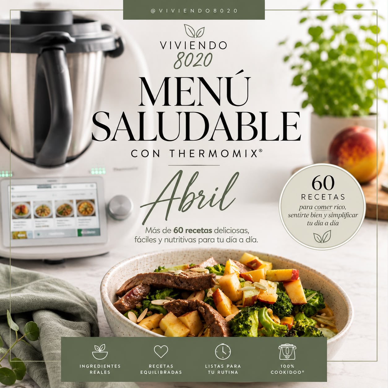 MENU SALUDABLE ABRIL THERMOMIX
