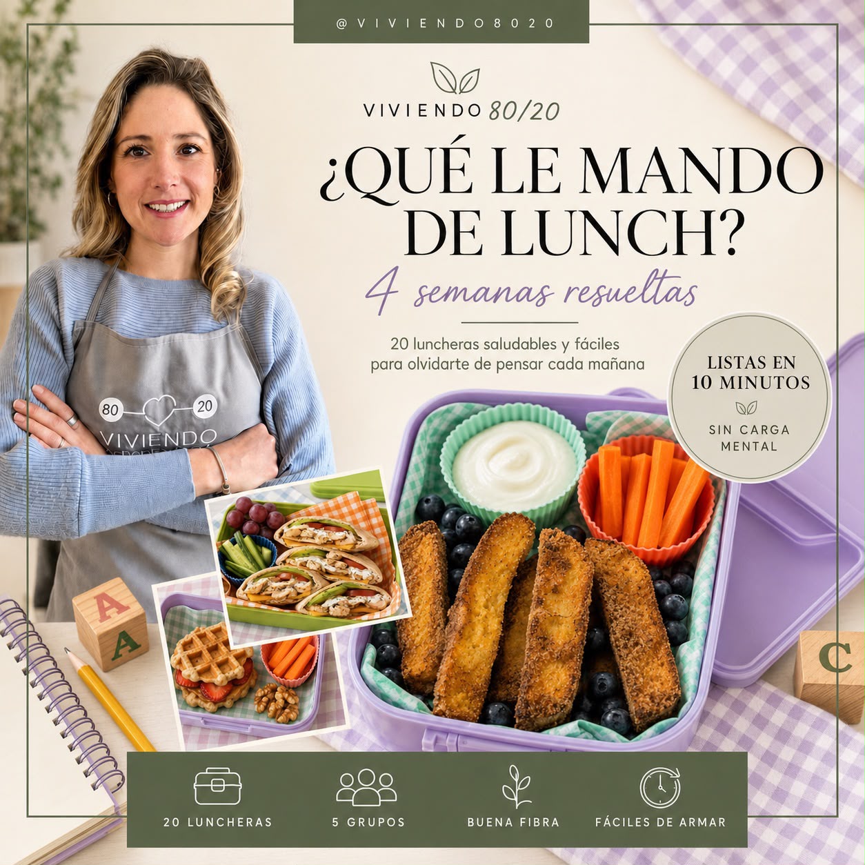 20 Luncheras saludables y completas